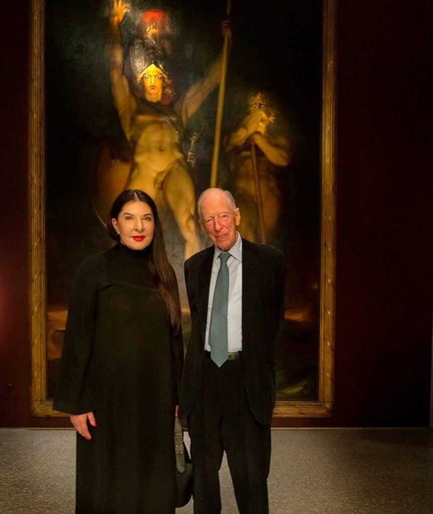 Marina Abramovic y Rothschild (2019-2020) Satan Summoning his Legions, bt Thomas Lawrence's. https://www.royalacademy.org.uk/art-artists/work-of-art/satan-summoning-his-legions