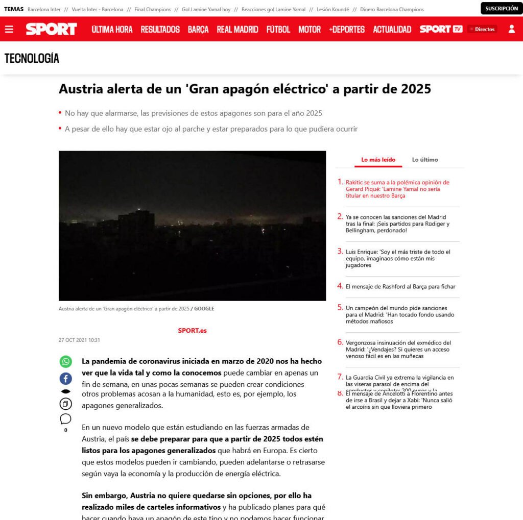El Gran Apagón