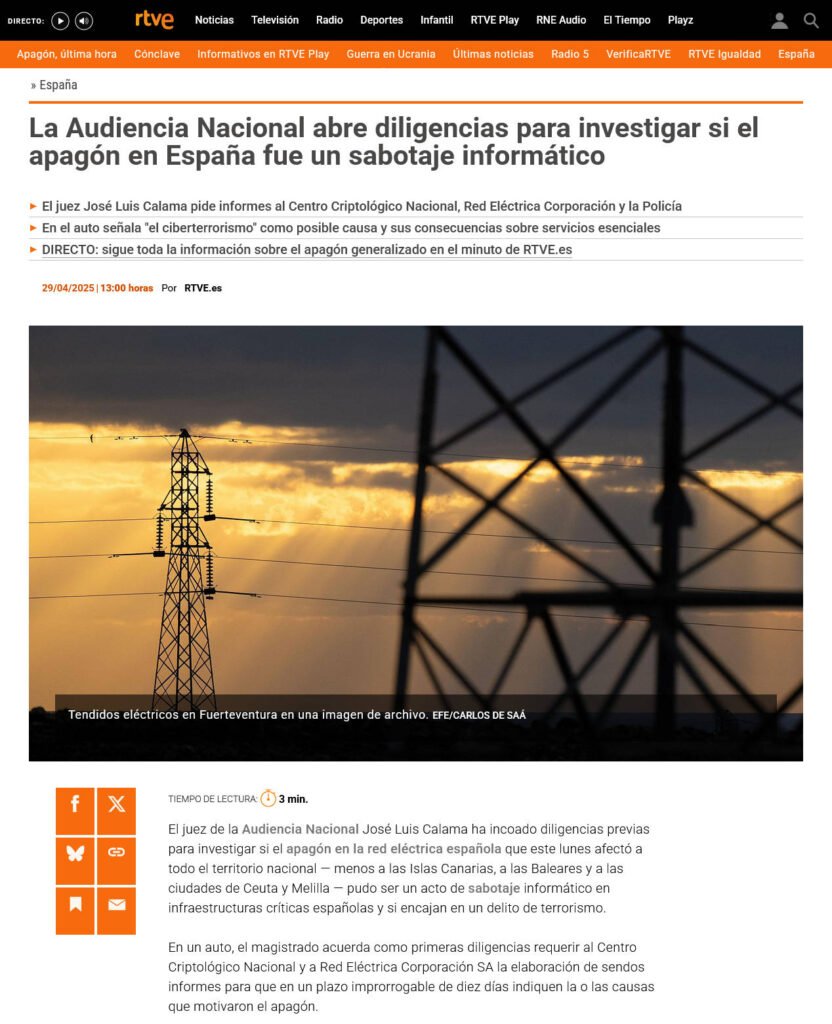 Posible «Cyberataque»