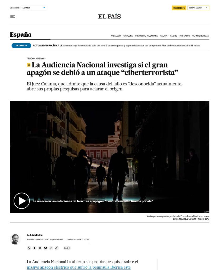 Posible «Cyberataque»