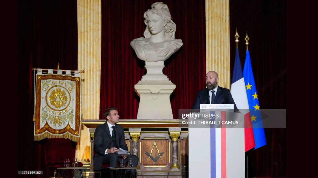 Visita oficial de Emmanuel Macron al Gran Oriente de Francia y a la Gran Logia de Francia (www.elysee.fr). Masonería.