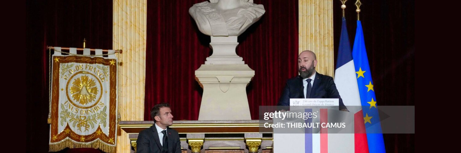 Visita oficial de Emmanuel Macron al Gran Oriente de Francia y a la Gran Logia de Francia (www.elysee.fr). Masonería.