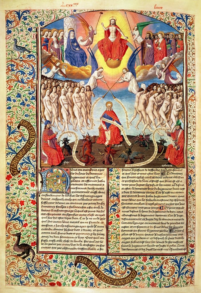 The Last Judgement from De Civitate Dei by St Augustine of Hippo (Juicio Final).